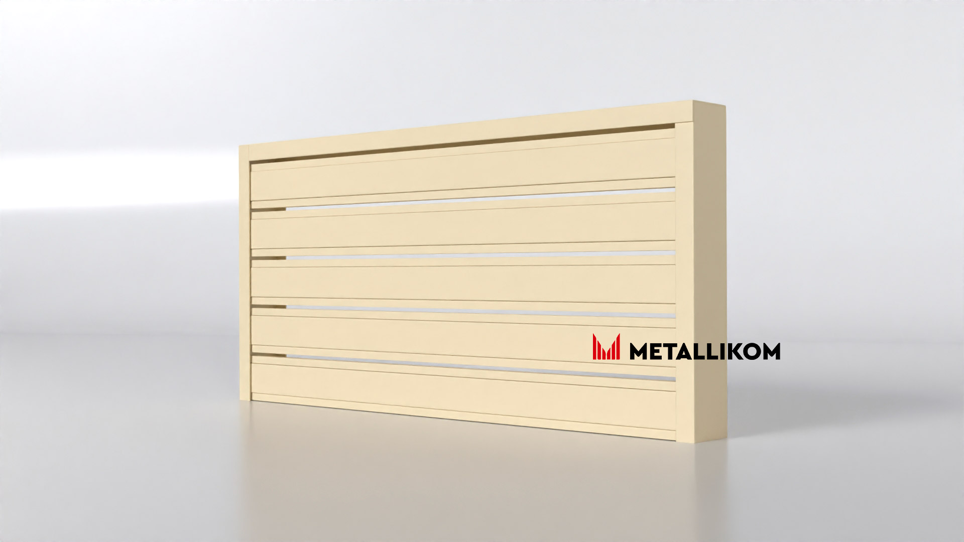 Планкен для забора 120 mm RAL 1015 – покрытие матвоое, толщина 0,45 мм