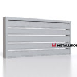 Планкен для забора 120 mm RAL 7004 – покрытие порошковое, толщина 0,45 мм в Москве  | фото 4