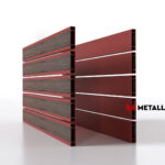 Планкен для забора Printec под дерево 120 mm RAL 3009 – покрытие матовое, толщина 0,45 мм в Москве  | фото 3