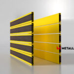 Планкен для забора Printec под дерево 120 mm RAL 1018 – покрытие матовое, толщина 0,45 мм в Москве  | фото 3