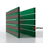 Планкен для забора Printec под дерево 120 mm RAL 6002 – покрытие полиэстер, толщина 0,45 мм в Москве  | фото 4