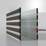 Планкен для забора Printec под дерево 120 mm RAL 7035 – покрытие порошковое, толщина 0,45 мм в Москве  | фото 4