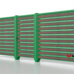 Планкен для забора Printec под дерево 120 mm RAL 6010 – покрытие порошковое, толщина 0,45 мм в Москве  | фото 5