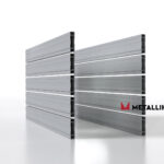 Планкен для забора ранчо 120 mm RAL 7004 – покрытие матовое, толщина 0,45 мм в Москве  | фото 1